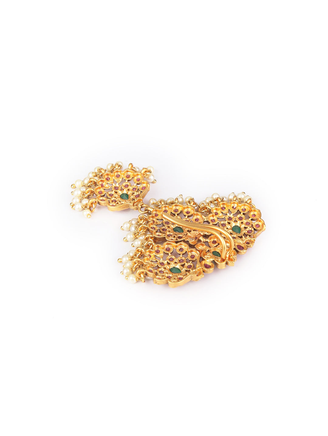 Yellow Chimes Hair Clips  Pins  Buy Yellow Chimes Ad Floral Design Gold  Plated Bridal Ambada Juda Pin for Women Online  Nykaa Fashion
