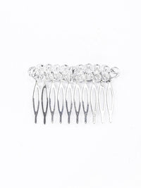 Thumbnail for Priyaasi Women White Crystal Pearls Silver Plated Hair Pin - Distacart