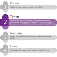 Thumbnail for The Derma Co 15% AHA+1% BHA Beginner Peeling Face Solution