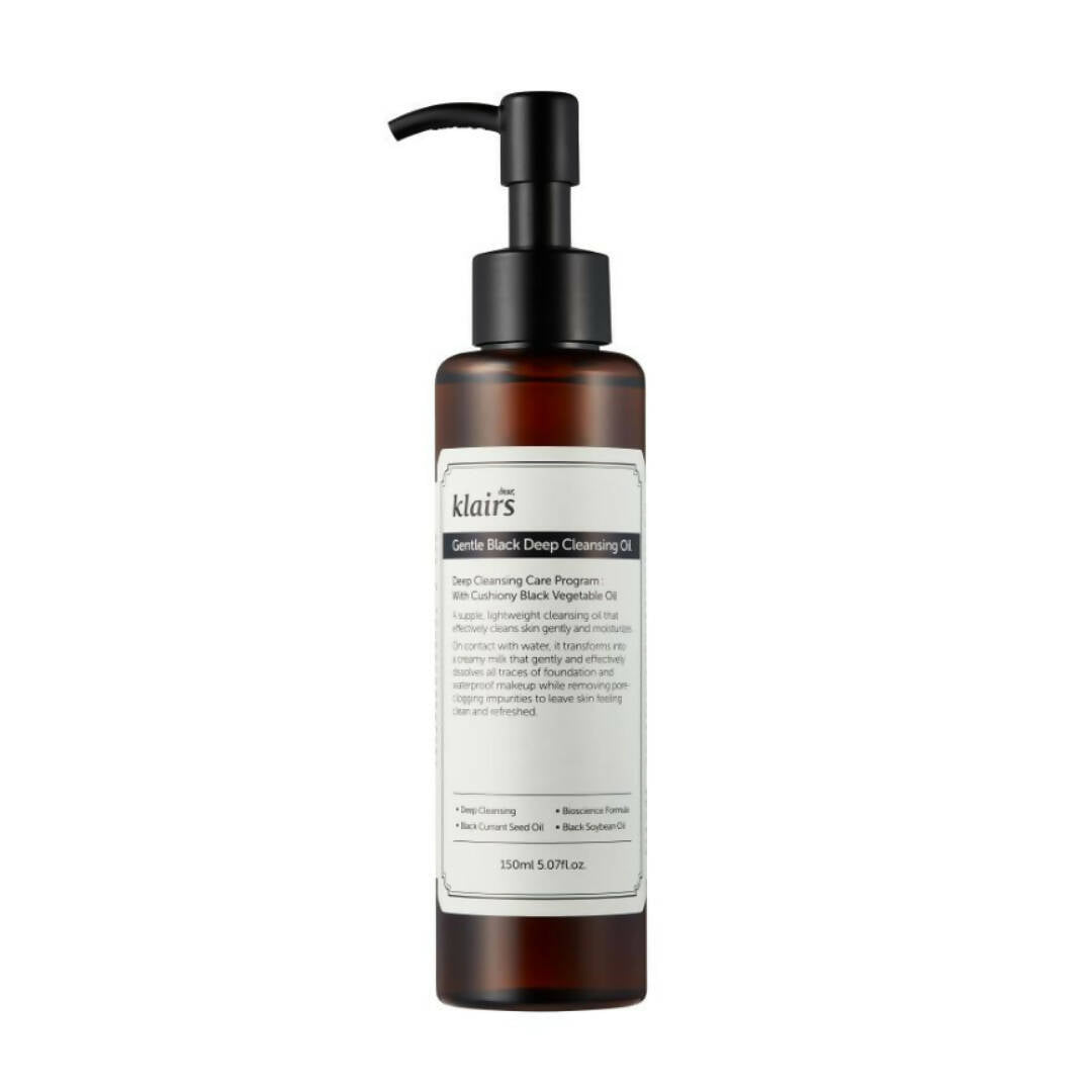 Dear Klairs Gentle Black Deep Cleansing Oil - Distacart