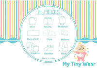 Thumbnail for My Tiny Wear Full Sleeves New Born Baby Gift Set - Lovely Red - Distacart