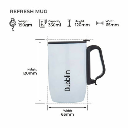 Dubblin Refresh Stainless Steel Mug - Distacart