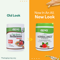 Thumbnail for OZiva Plant Based HerBalance for Menopause Old Vs New Look