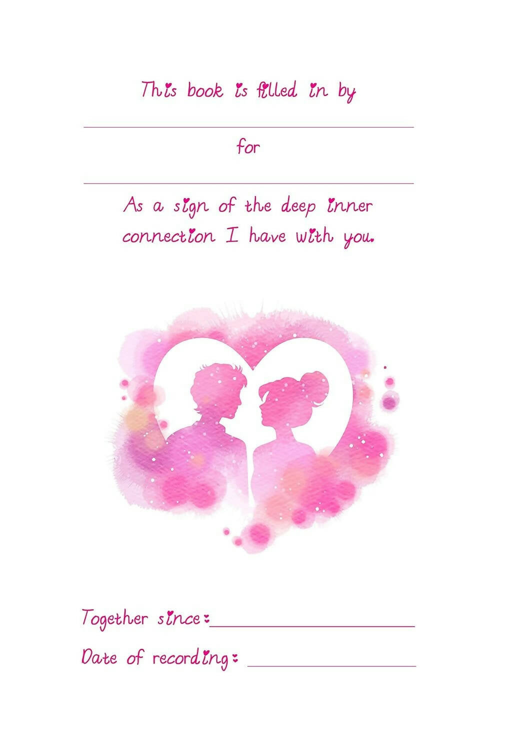 Pages Of Love What I Love About You And Our Memories: A Fill-In-The-Blank Gift - Distacart