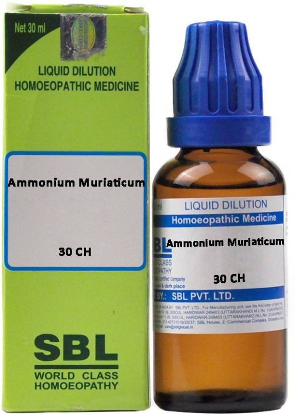 SBL Homeopathy Ammonium Muriaticum Dilution