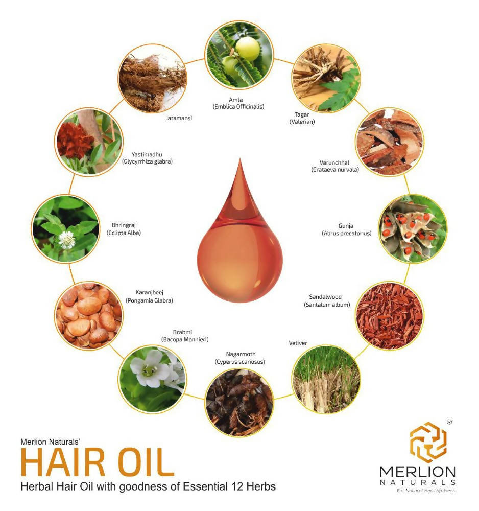 Merlion Naturals Herbal Hair Oil - Distacart