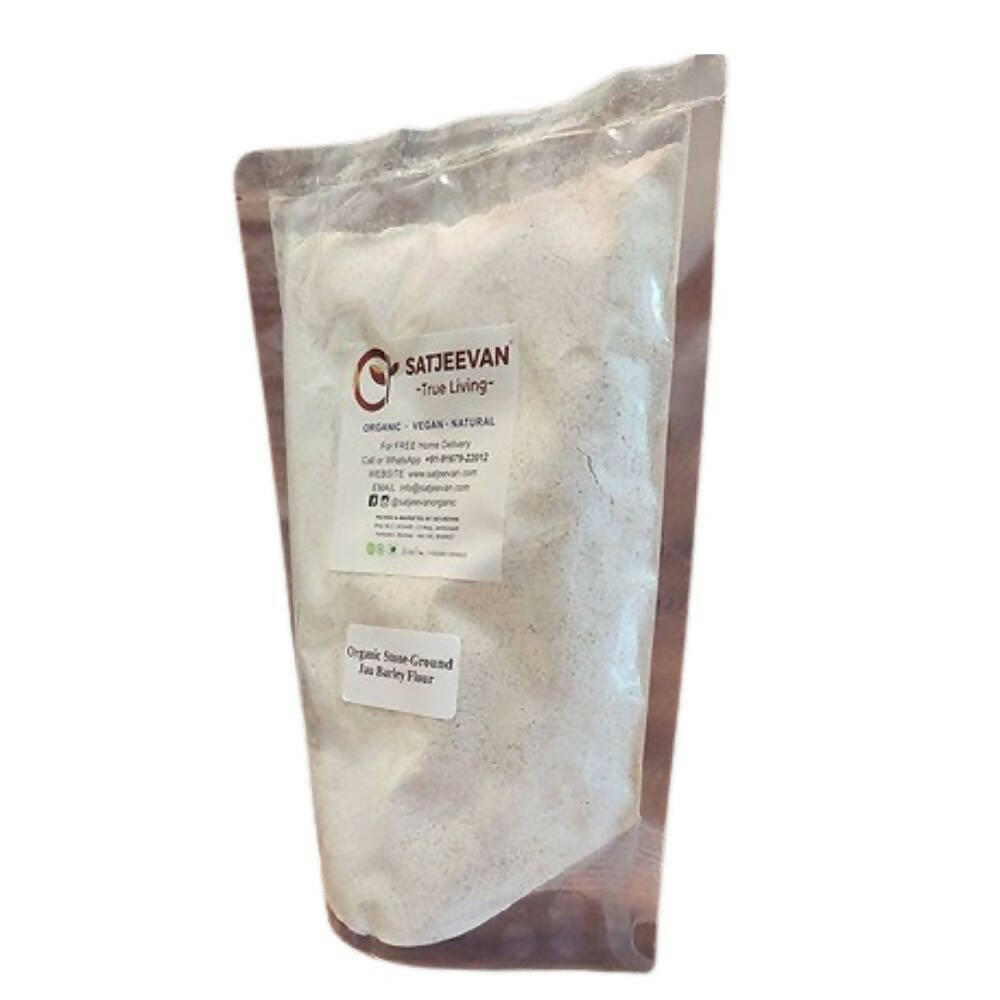 Satjeevan Organic Stone-Ground Jau Barley Flour - Distacart