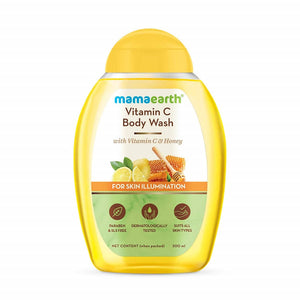 Mamaearth Vitamin C Body Wash with Vitamin C & Honey For Skin Illumination - Distacart