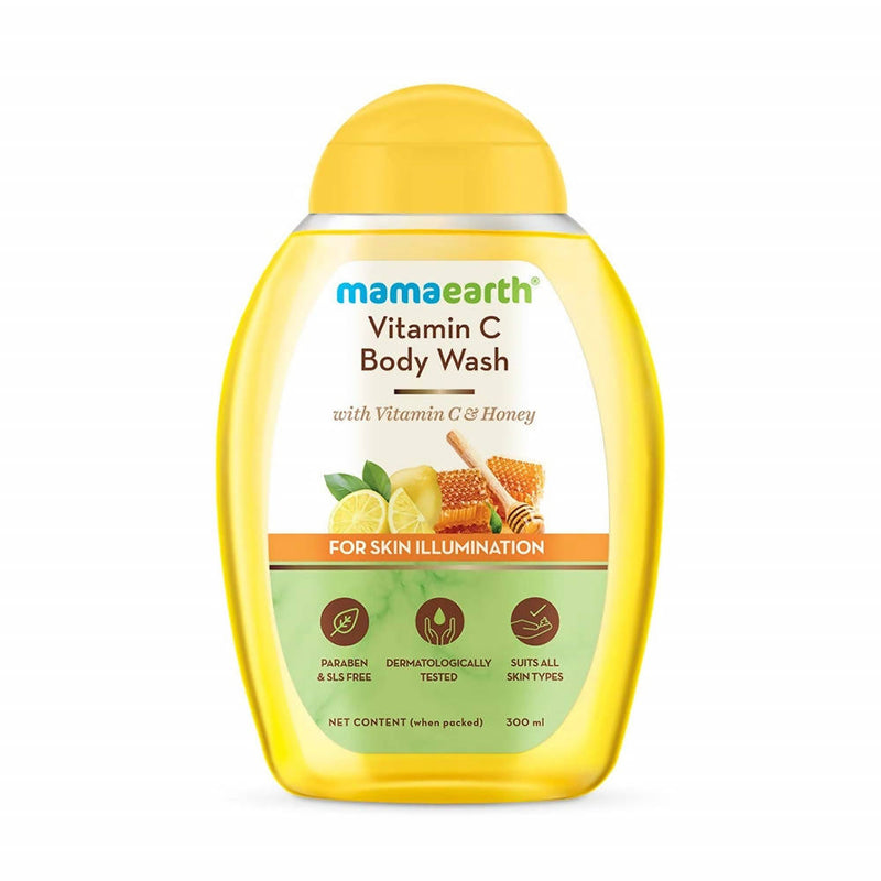 Mamaearth Vitamin C Body Wash with Vitamin C &amp; Honey For Skin Illumination - Distacart