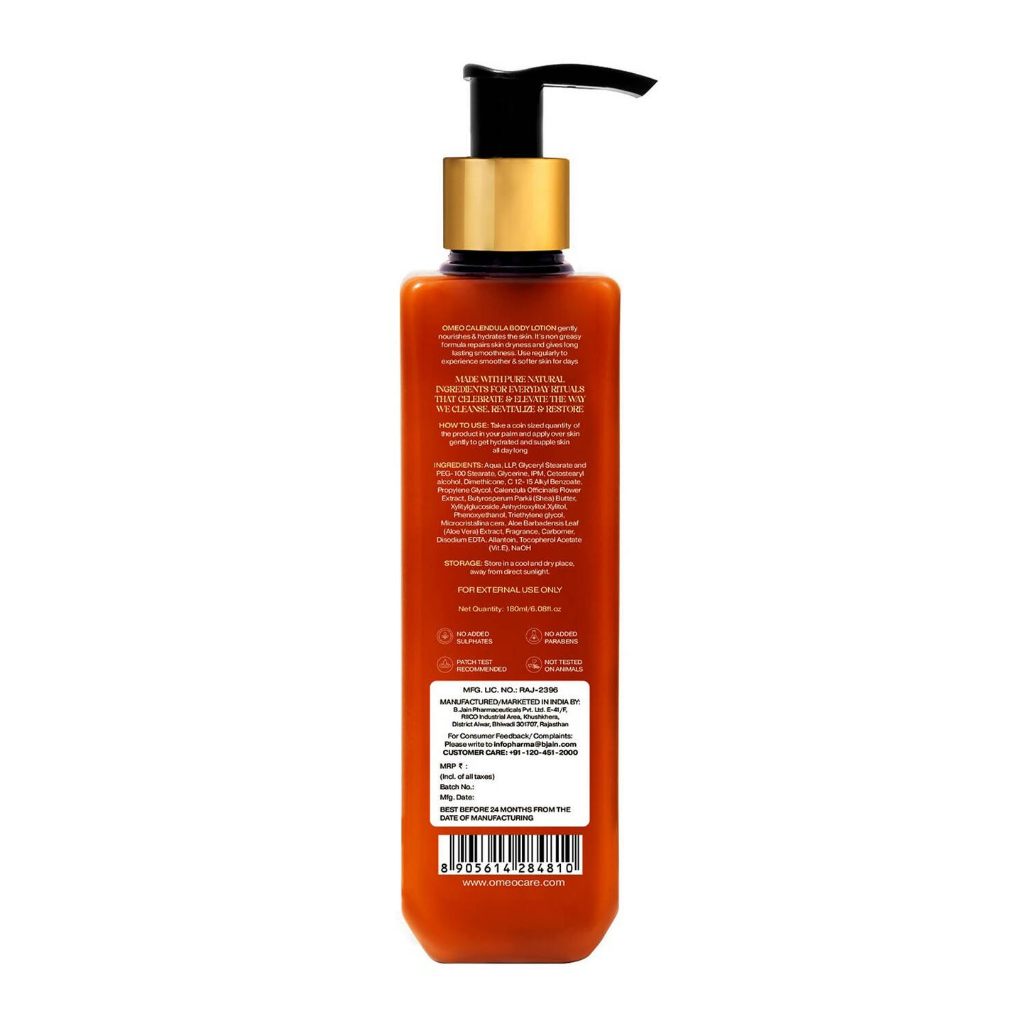 Bjain Homeopathy Omeo Calendula Body Lotion - Distacart