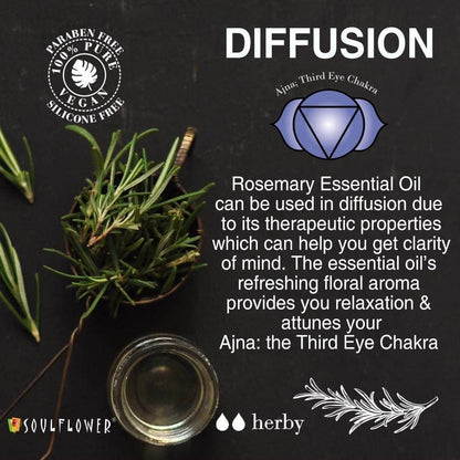 Soulflower Rosemary Essential Oil - Distacart