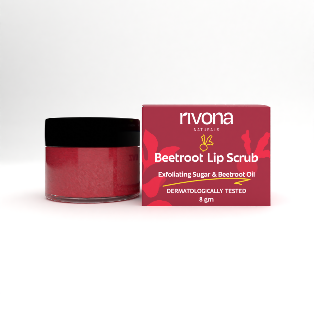 Rivona Naturals Beetroot Lip Scrub - Distacart