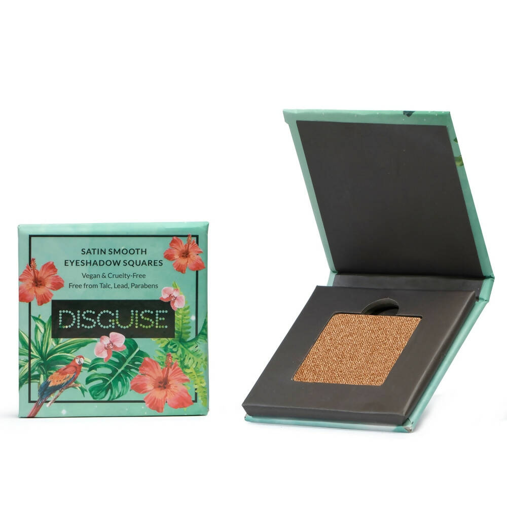 Disguise Satin Smooth Eyeshadow Squares - Shimmer Gold Caramel 203 - Distacart