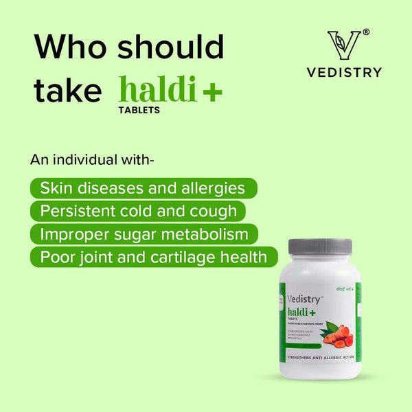 Vedistry Haldi Tablets - Distacart