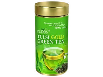 Kudos Ayurveda Tulsi Gold Green Tea