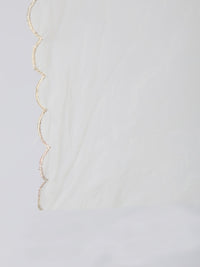 Thumbnail for NOZ2TOZ Women Cream Embroidered Straight Kurta With Plazo & Dupatta - Distacart