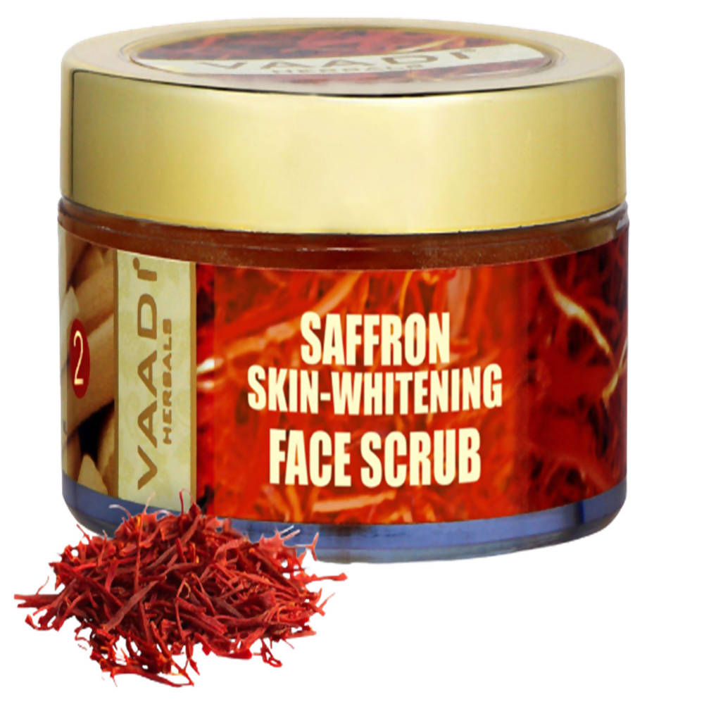 Vaadi Herbals Saffron Skin Whitening Face Scrub - Distacart