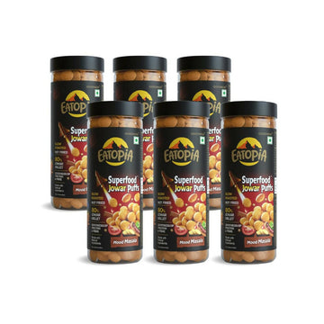 Eatopia Superfoods Jowar Puffs - Mood Masala - Distacart