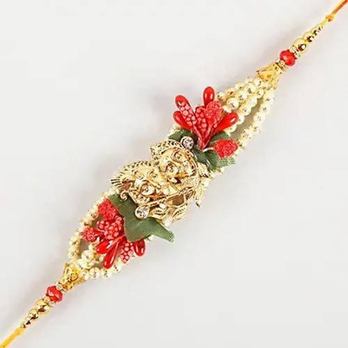 Krishna Charming Rakhi & Almonds Jar