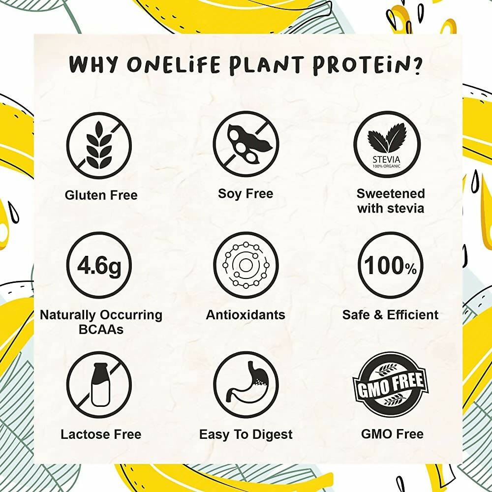 Onelife Plant Protein Banana Caramel - Distacart