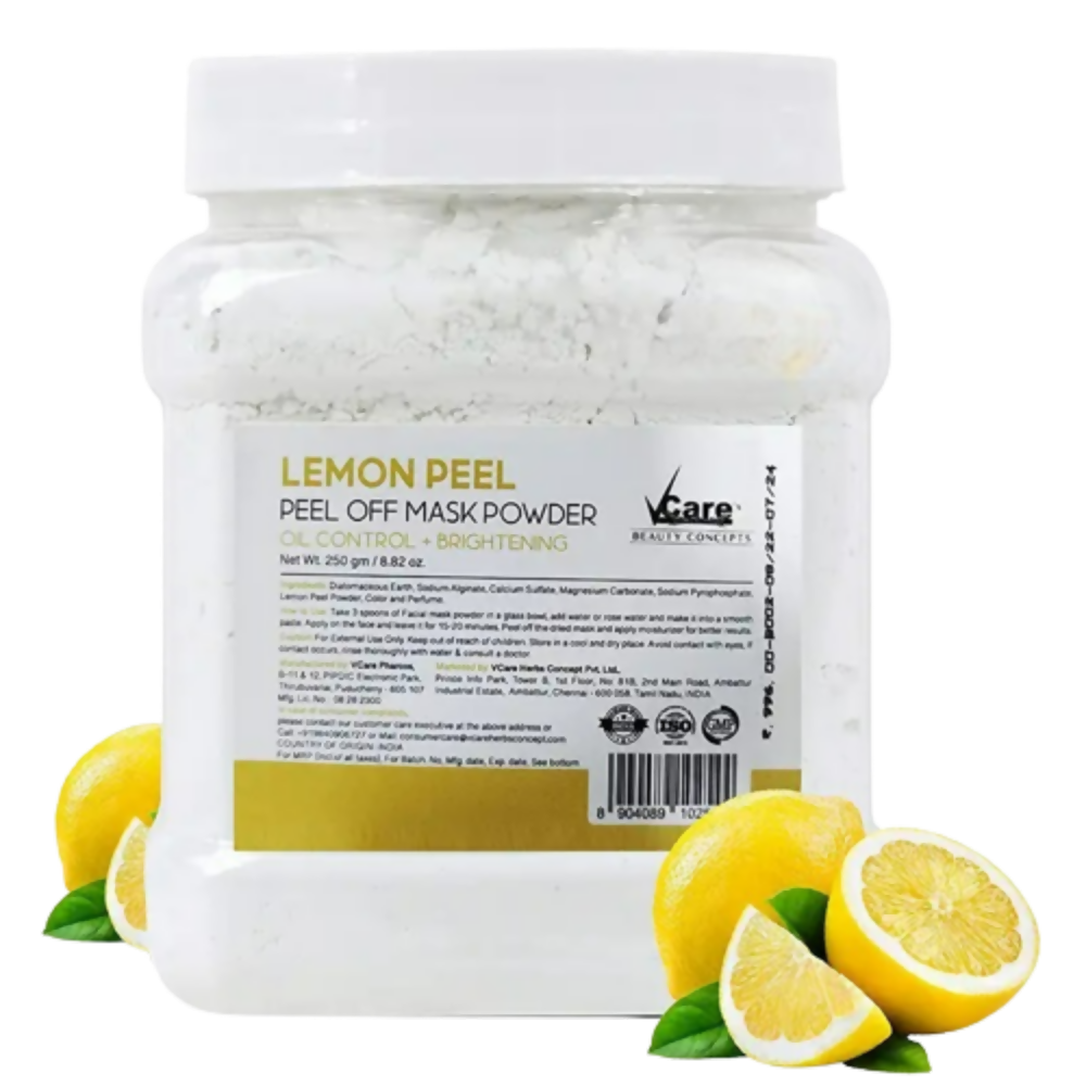 VCare Anti-Tan Lemon Jelly Peel Off Mask Powder - Distacart