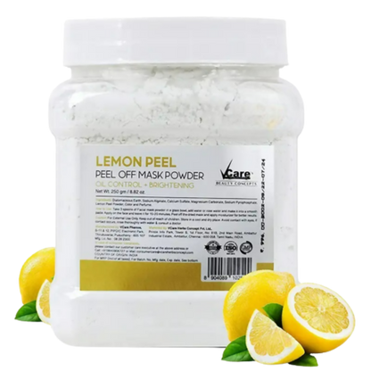 VCare Anti-Tan Lemon Jelly Peel Off Mask Powder - Distacart