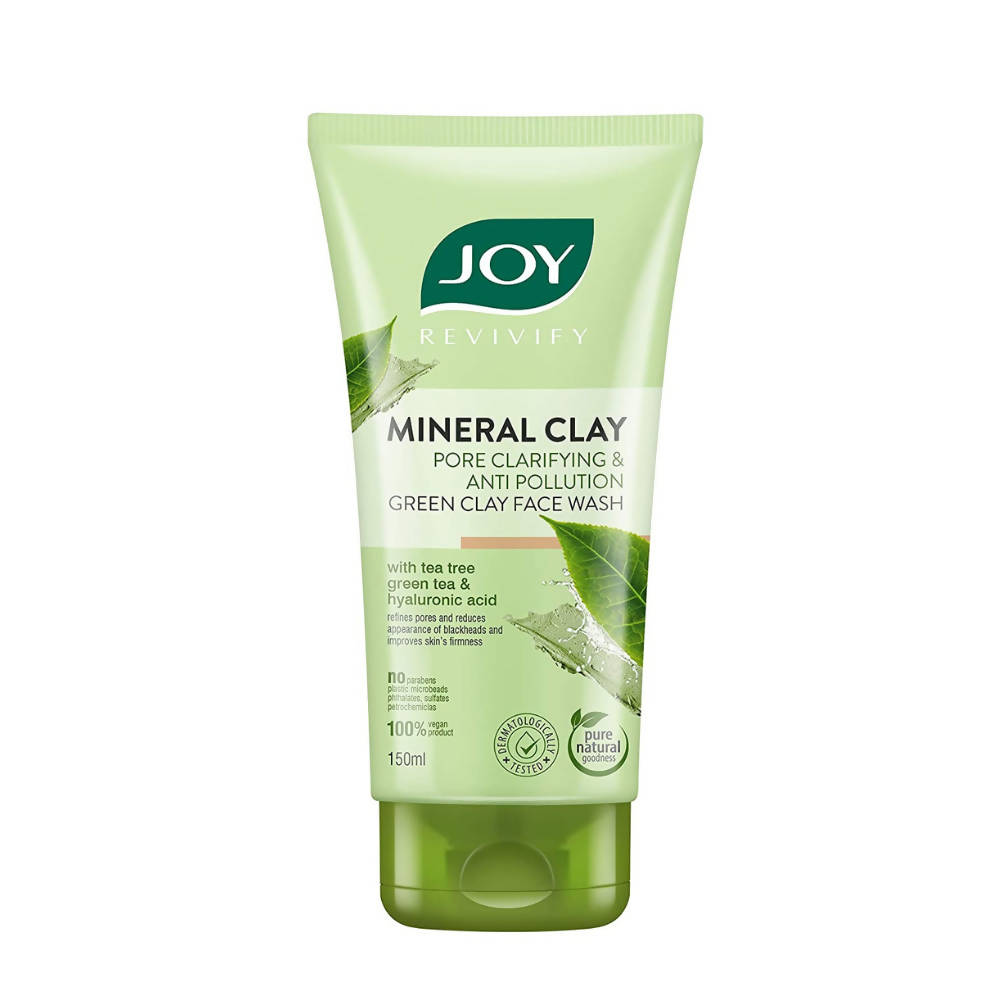 Joy Mineral Clay Pore Clarifying & Anti-Pollution Green Clay Face Wash - Distacart