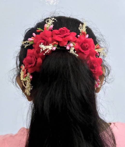 Red Trendy Hair Accessories