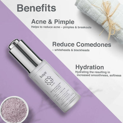 Kaya 2% Salicylic Acid + 1% Zinc PCA Face Serum - Distacart