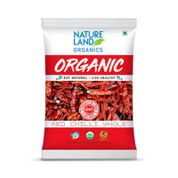 Thumbnail for Nature Land Organics Red Chilli Whole - Distacart