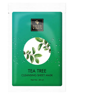 Good Vibes Tea Tree Cleansing Sheet Mask