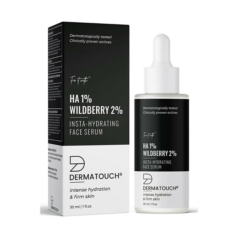 Dermatouch 1% Hyaluronic Acid &amp; 2% Wildberry Insta-Hydrating Face Serum - Distacart