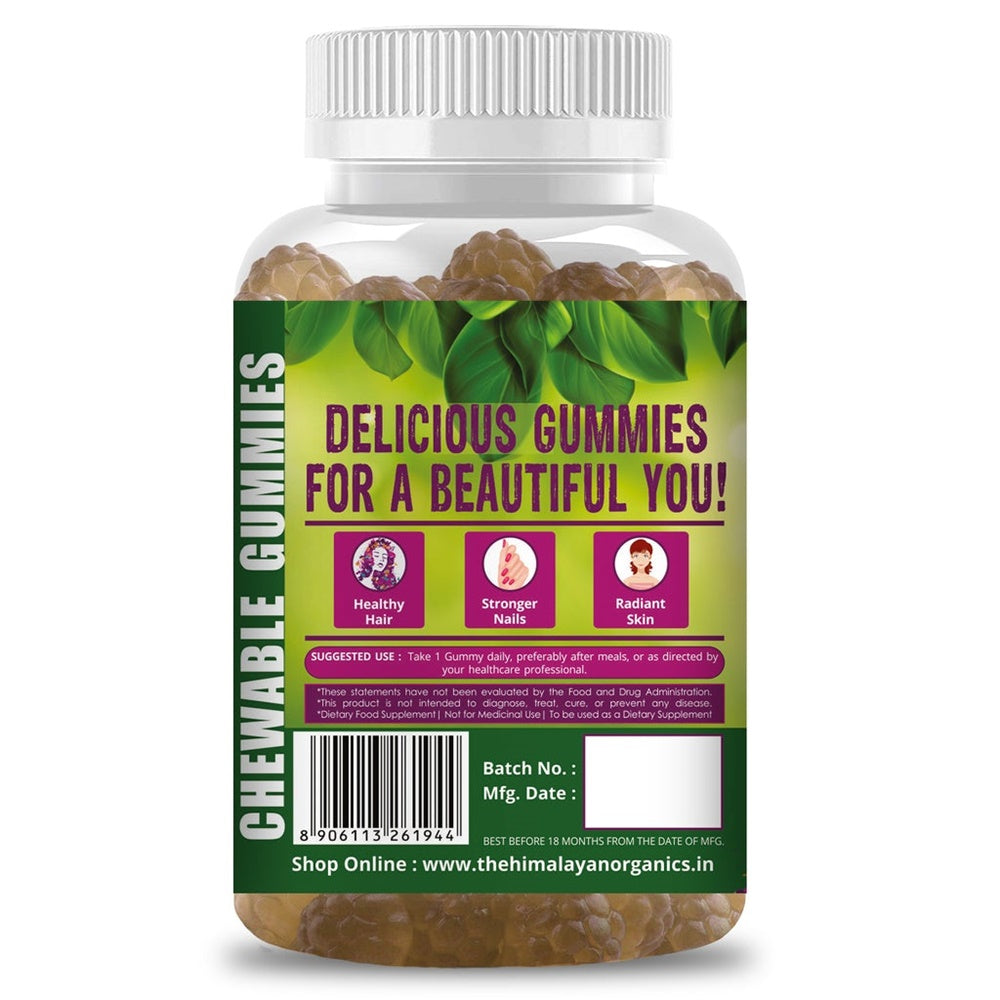 Himalayan Organics Biotin Gummies Hair Vitamins Online