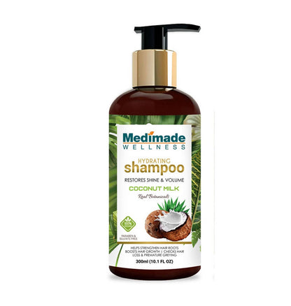 Medimade Wellness Hydrating Shampoo With Coconut Milk - Distacart