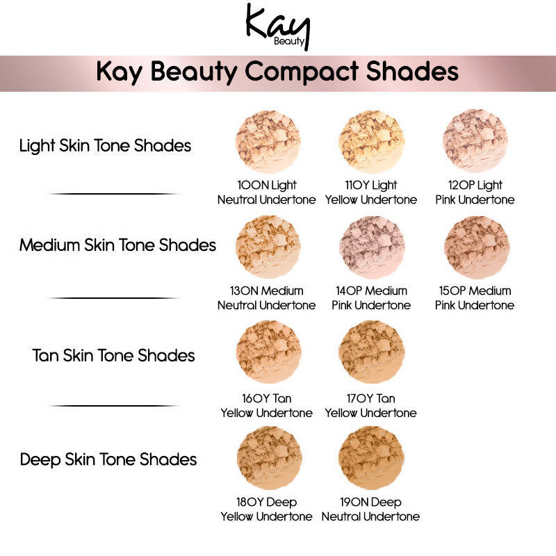 Kay Beauty Matte Compact - 140P Medium