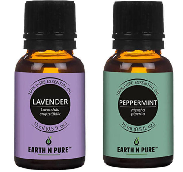 Earth N Pure Lavender & Peppermint Essential Oils