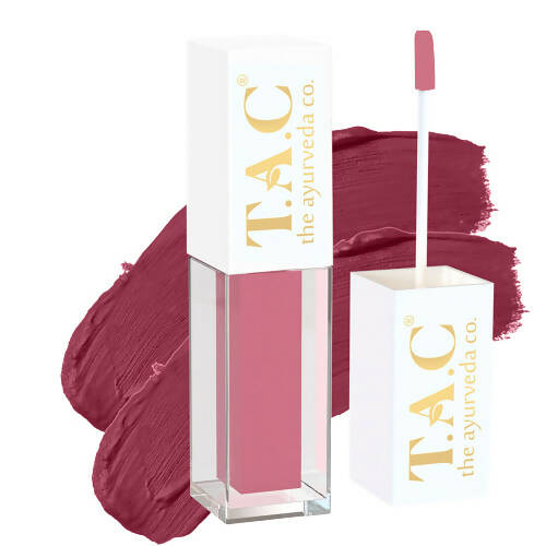 TAC - The Ayurveda Co. Liquid Matte Nude Lipstick - Distacart
