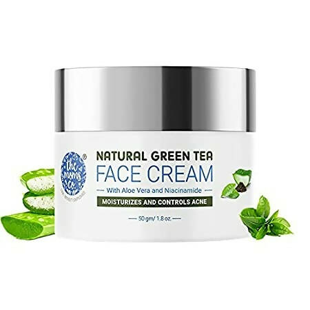 The Moms Co.Natural Green Tea Face Cream - Distacart