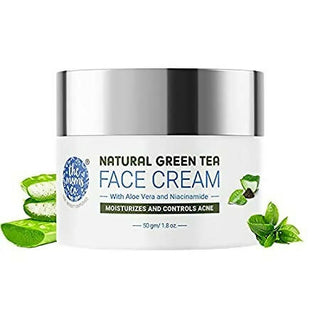 The Moms Co.Natural Green Tea Face Cream - Distacart