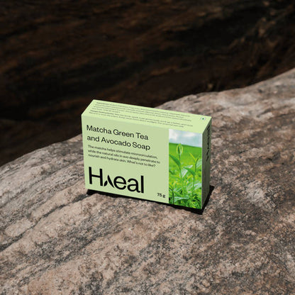 Haeal Matcha Green Tea and Avocado Soap