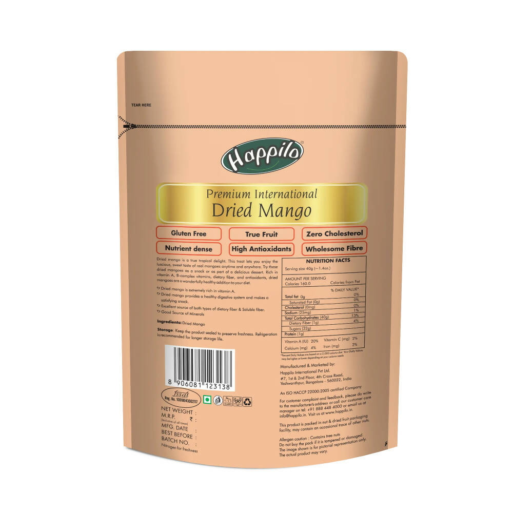 Happilo Premium International Dried Mango - Distacart