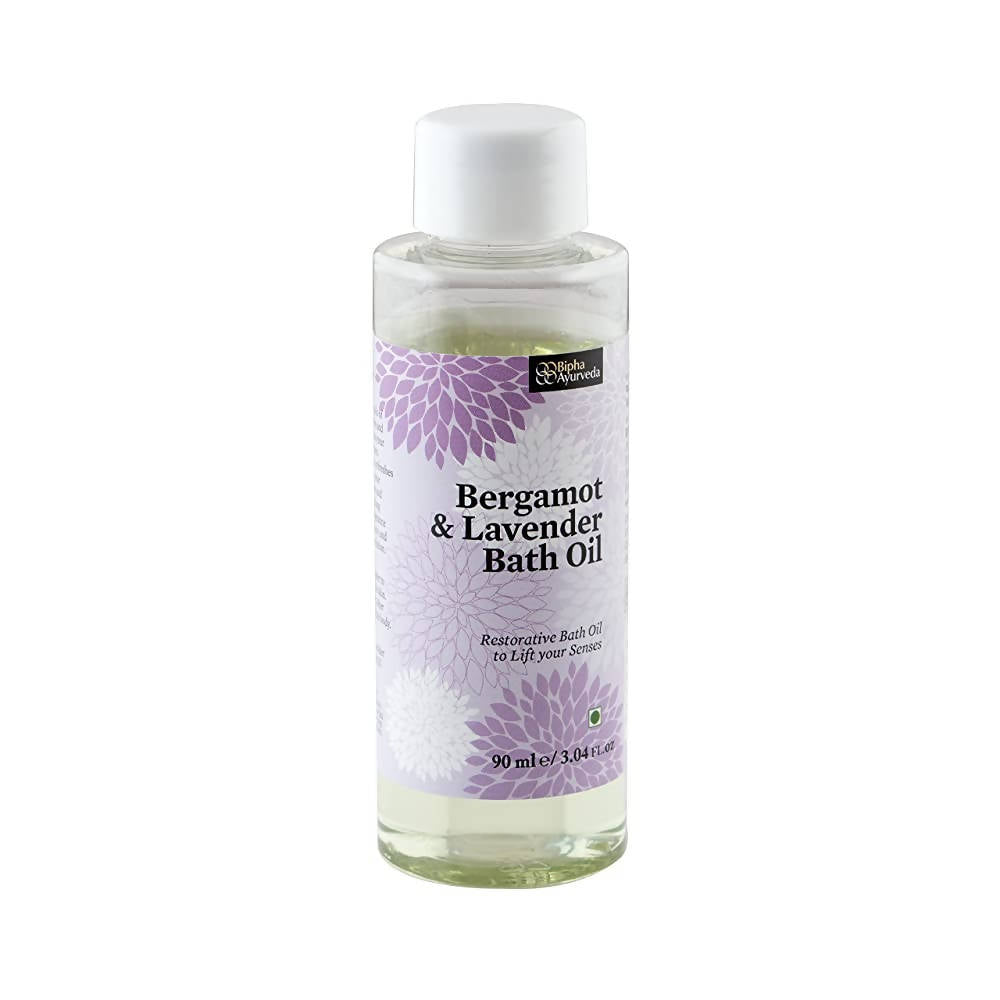 Bipha Ayurveda Bergamot & Lavender Bath Oil - Distacart