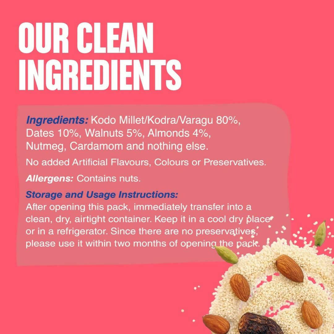 Early Foods Kodo Millet & Walnut Porridge Mix - Distacart