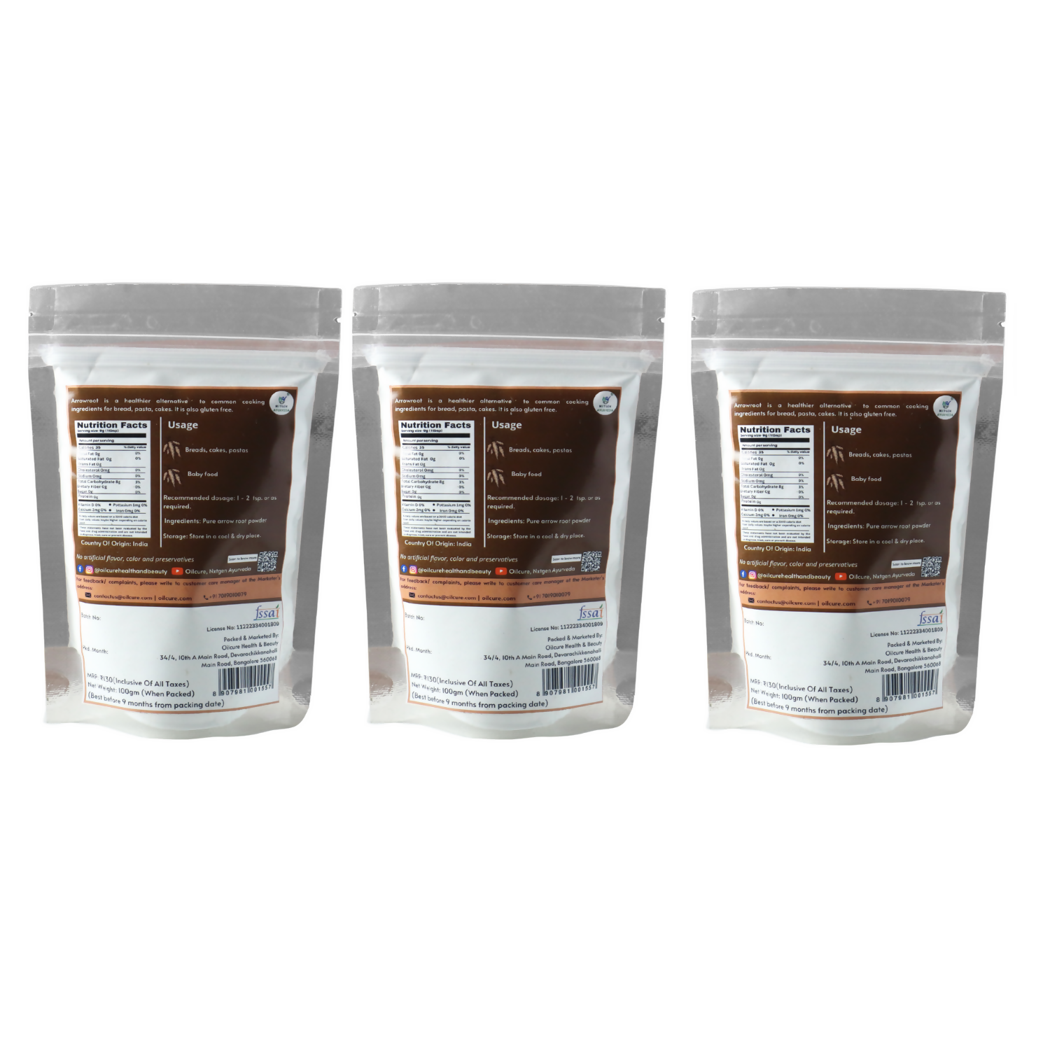 Nxtgen Ayurveda Arrowroot Powder - Distacart
