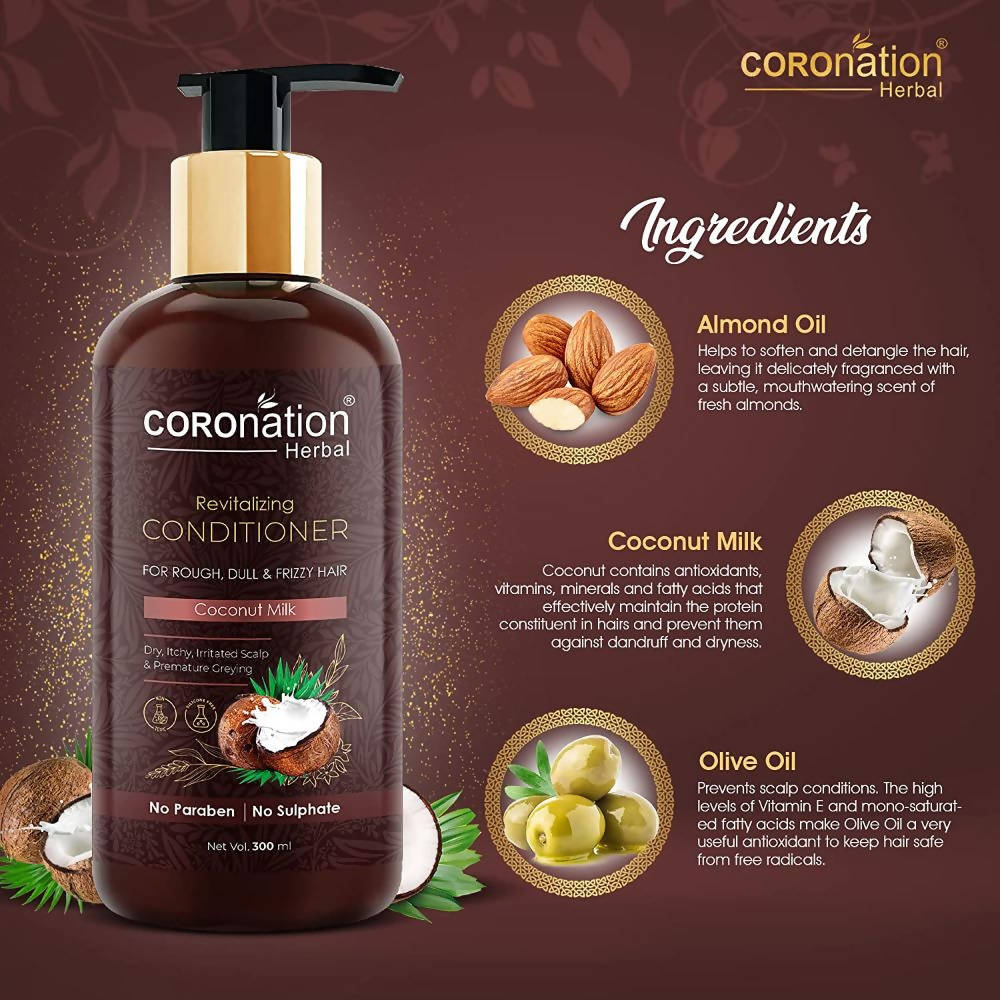 Coronation Herbal Coconut Milk Hair Conditioner - Distacart