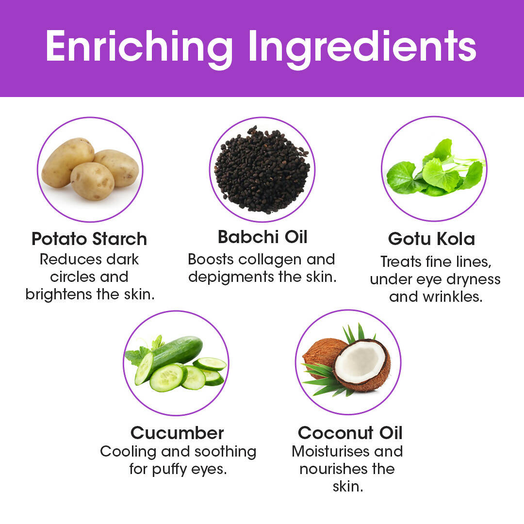 TAC - The Ayurveda Co. Bakuchiol Under Eye Gel with Potato Starch - Distacart