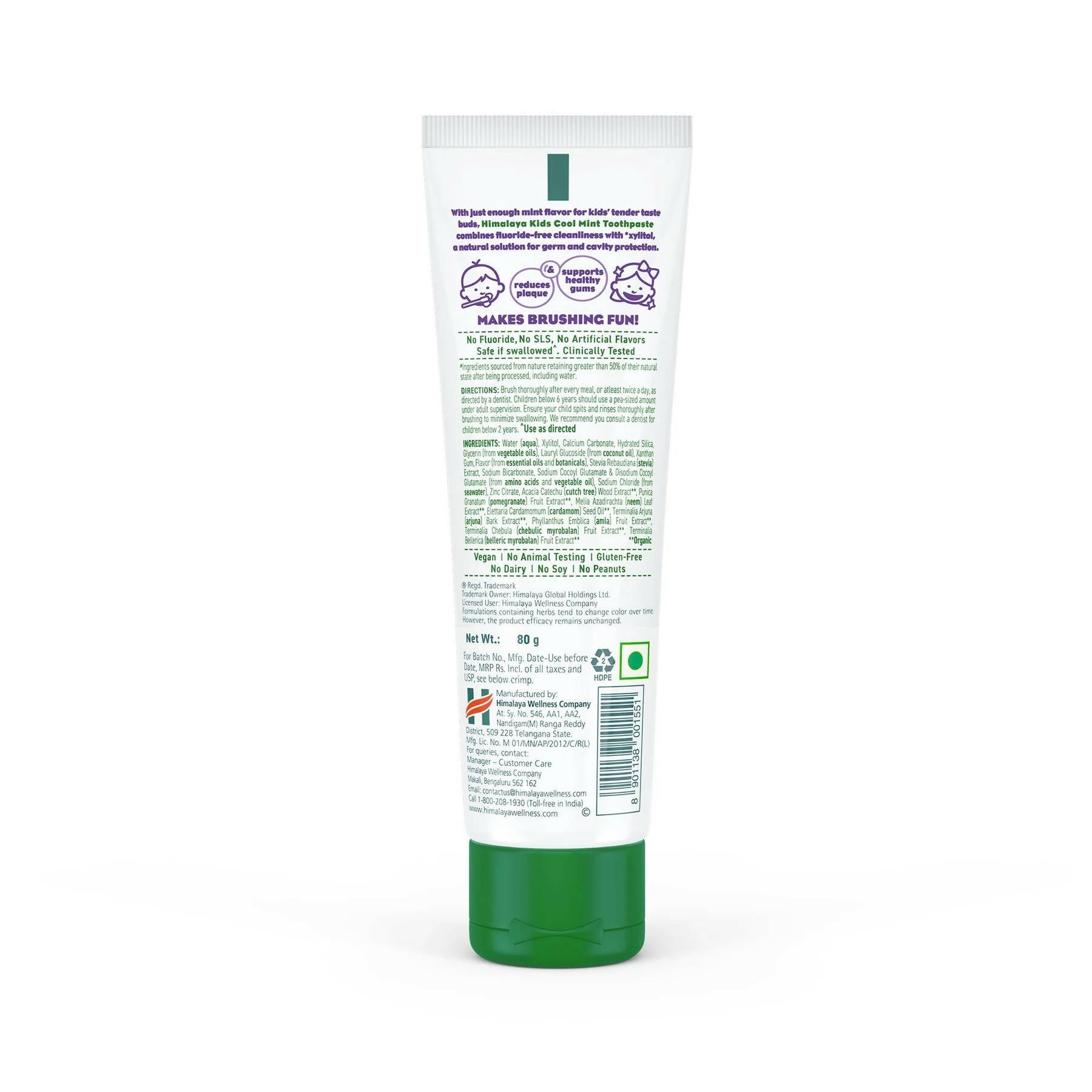 Himalaya Kids Cool Mint Toothpaste - Distacart