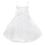 Thumbnail for Asmaani Baby Girl's White Colour Satin A-Line Maxi Full Length Dress (AS-DRESS_22087) - Distacart