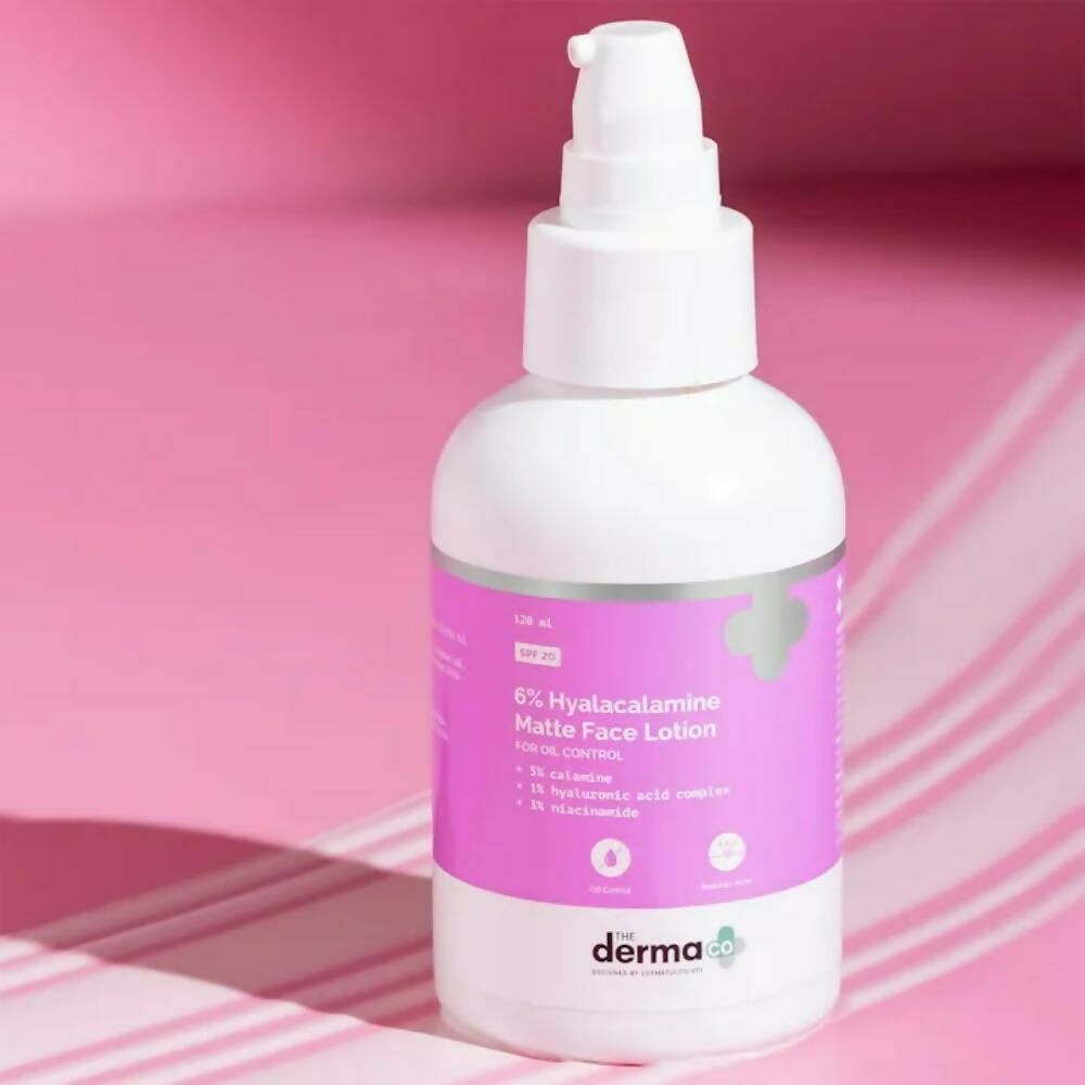 The Derma Co 6% Hyalacalamine Matte Face Lotion - Distacart
