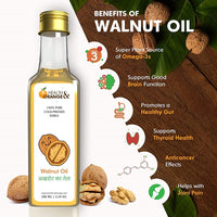 Thumbnail for H&O 100% Pure Cold Pressed Edible Walnut Oil
